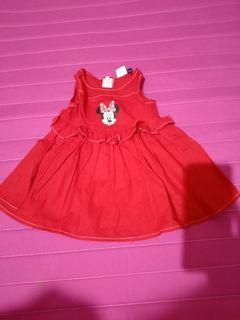 Dress Minnie Mouse (Baby DYL) Usia 3 bln - 1,5 thn