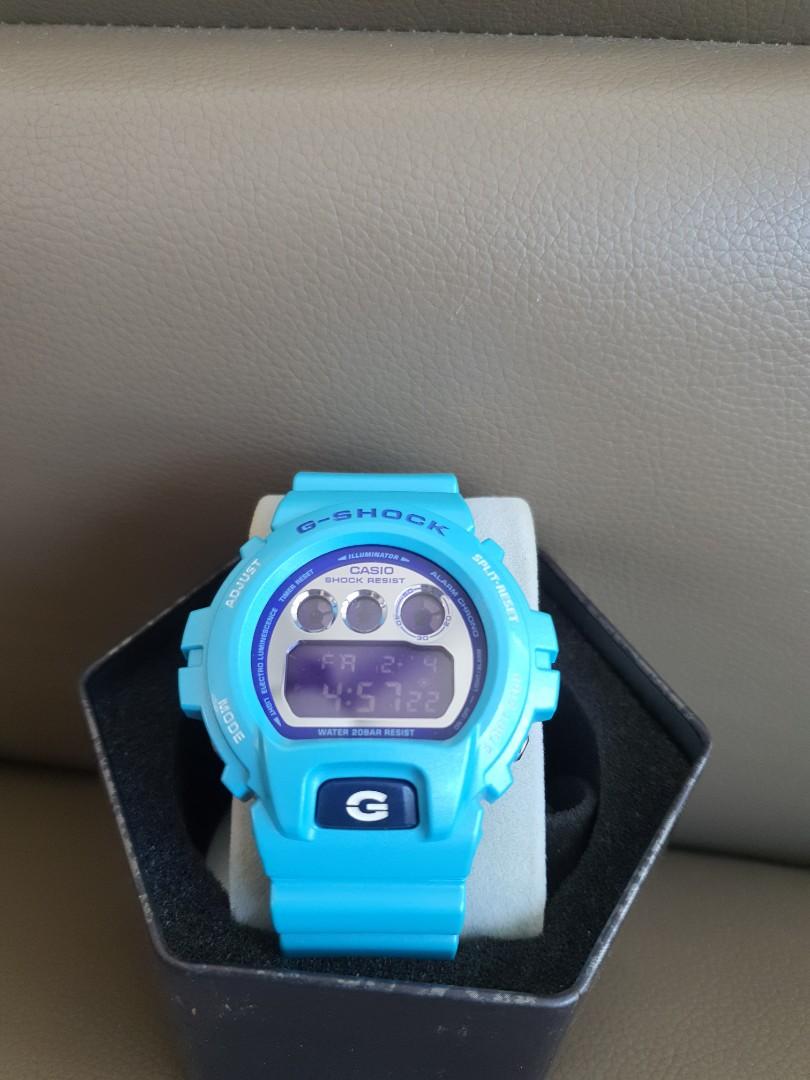 DW 6900 light blue, Men's Fashion, Watches Accessories, Watches