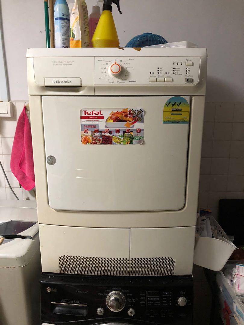 Electrolux Dryer and LG Frontload Washer, TV & Home Appliances, Washing