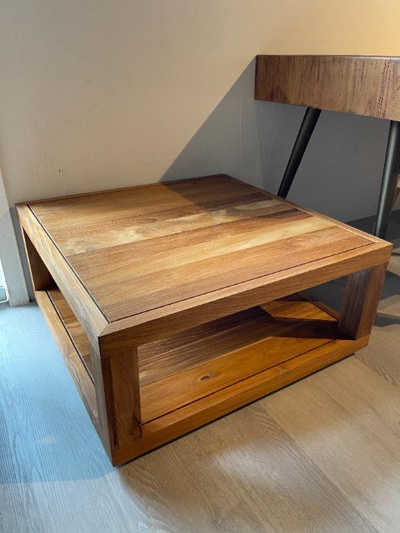 Ethnicraft Teak Duplex Coffee Table, Furniture & Home Living