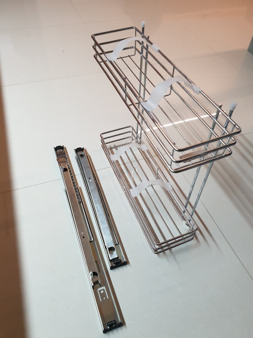 Excel 2 Tier Multifunction Drawer Basket, Furniture & Home Living