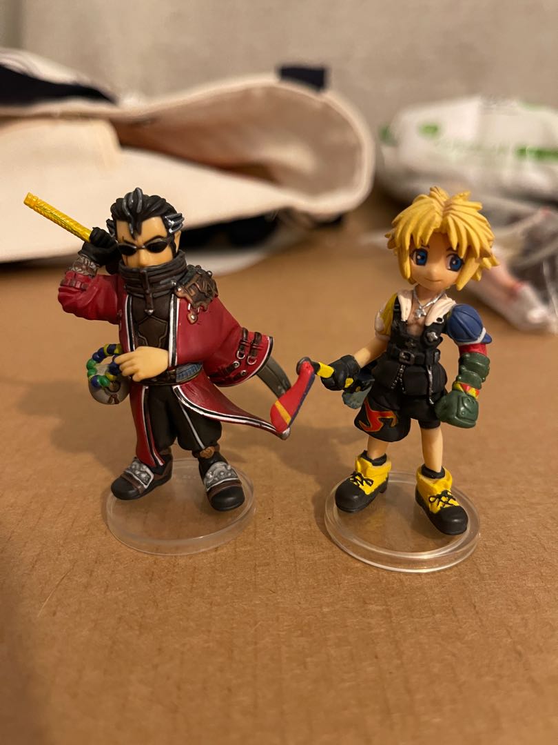 Final Fantasy X Tidus and Auron Mini Figures, Hobbies & Toys, Toys ...