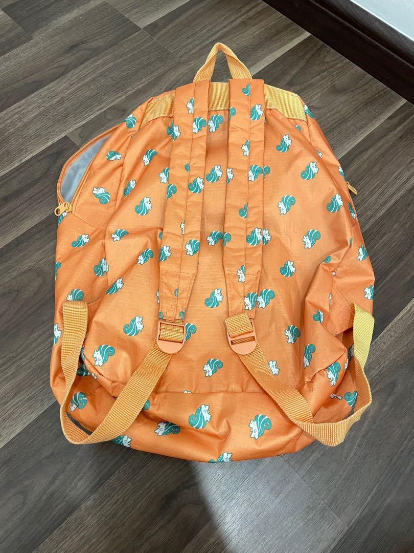Foldable backpack orange squirrel pattern chipmunk (Category: Purses & Pouches) located in Jelutong. Submitted by harjoye (Listing ID 1141682981, Image 2). Description: Self collection in Jelutong Penang. No big no small. Normal backpack size. .
