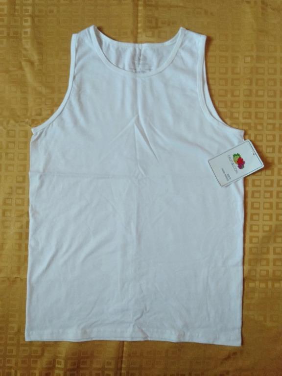 School Upper White Sando for Kid Girl, 1 to 11 years old, Cotton