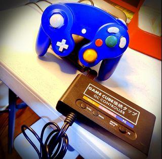 Game cube controller with adaptor