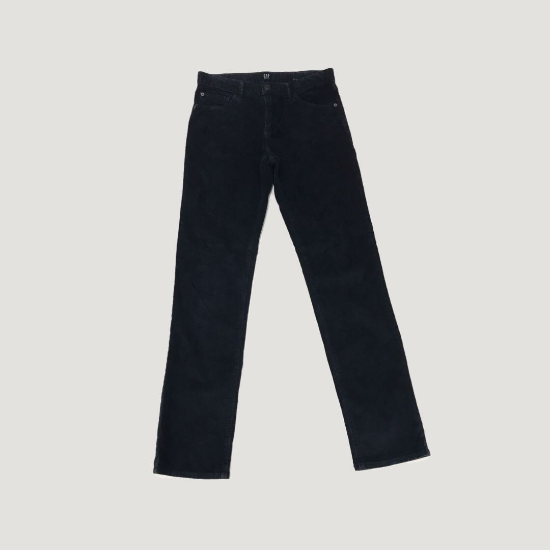 Navy Corduroy Pants Highwaist 