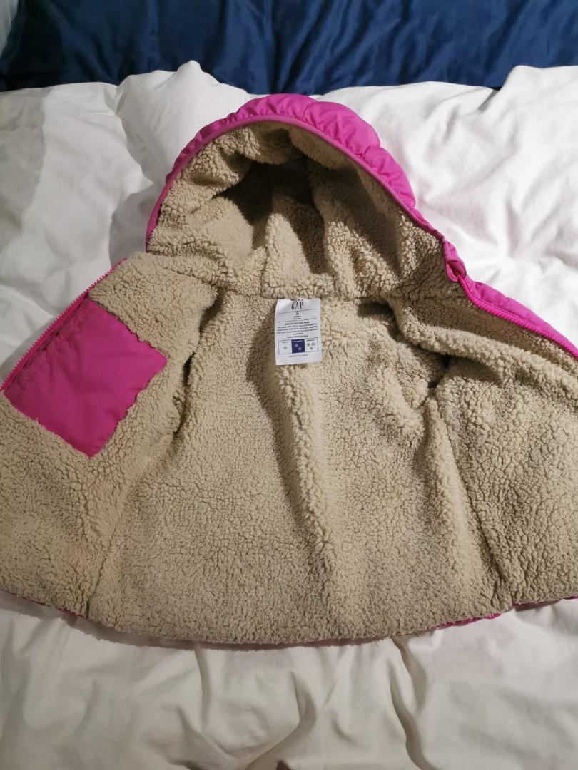 GAP Toddler Reversible ColdControl Max Sherpa Puffer Jacket