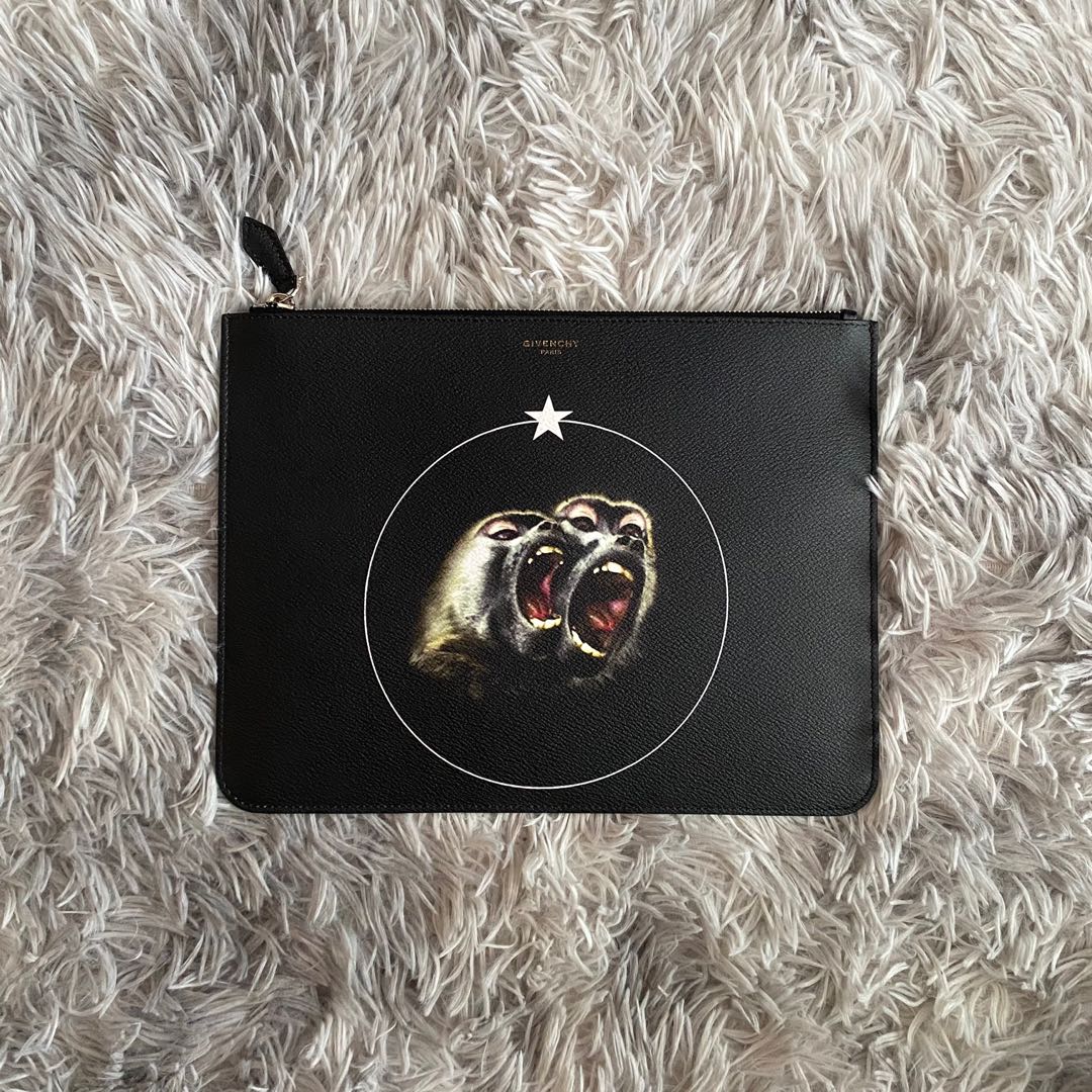 Givenchy monkey clutch hotsell