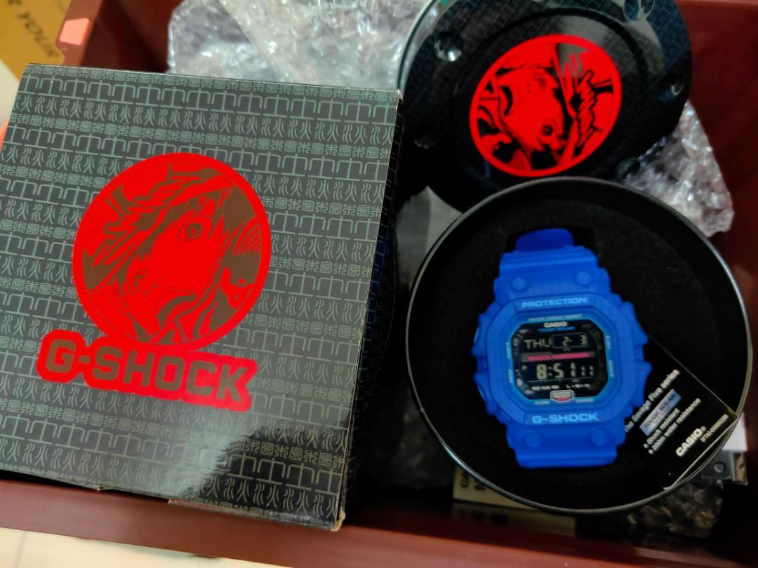 Gshock 5 tiger biru petak king biru Men s Fashion Watches