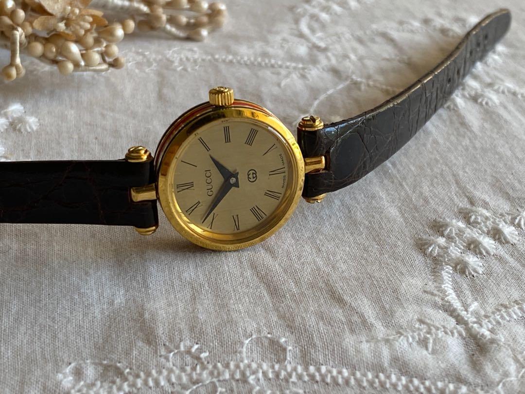 Vintage gucci watch red and store green