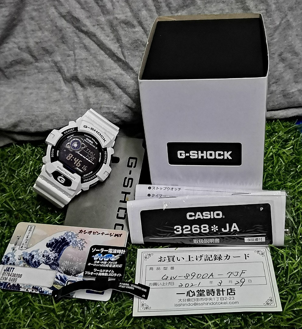 CASIO G-SHOCK 8900A 20気圧防水 腕時計 箱説明書有り - 腕時計(デジタル)