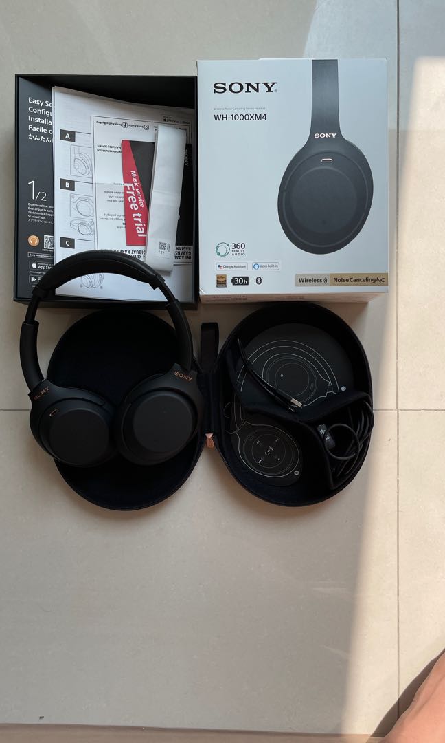 Headphone Sony headset wh1000xm4 harga nett. Kondisi Bekas VNDS