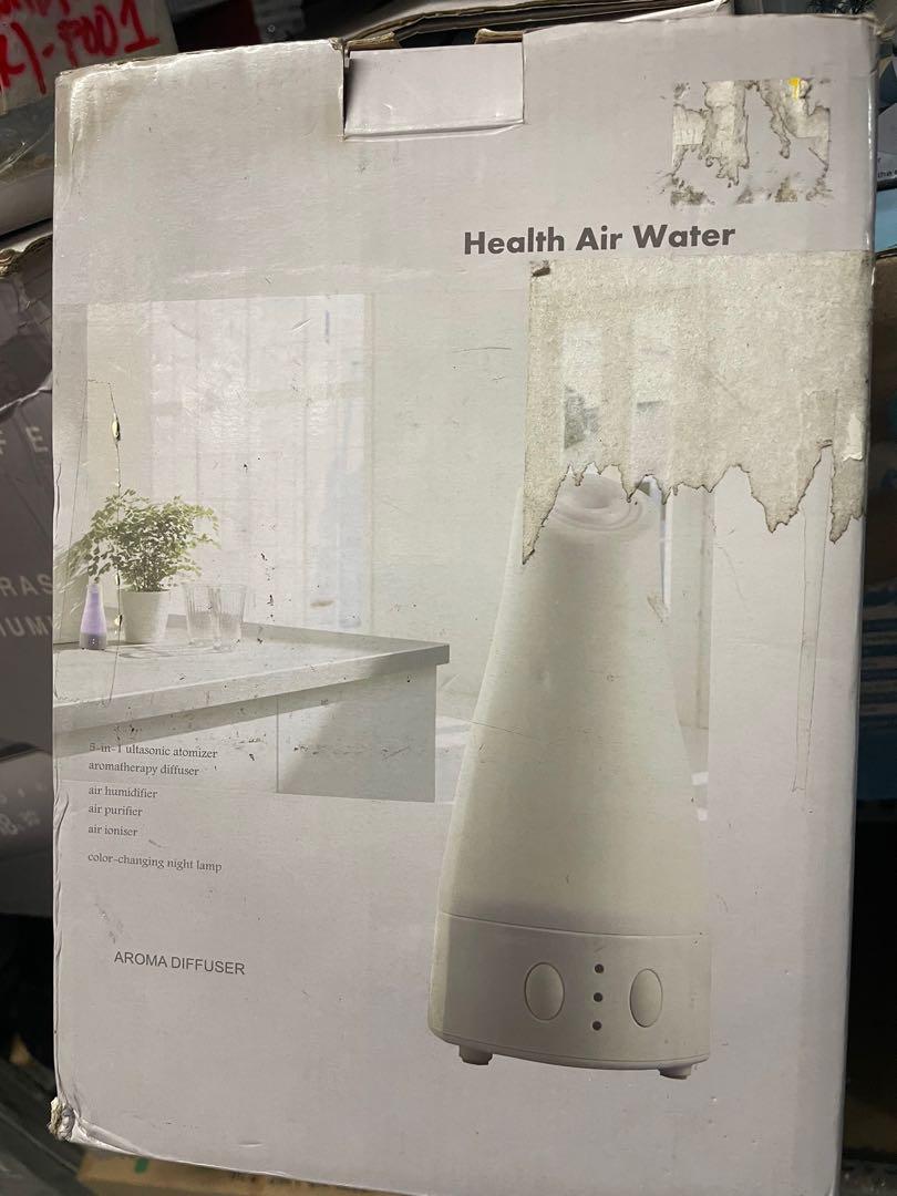 Health Air Water Aroma Diffuser (Category: Air Purifiers & Dehumidifiers) located in Pasay City. Submitted by meostore (Listing ID 1141583482, Image 3). Description: Item is in great condition, with box and manual. 220v and ready to use. Pm for more details..