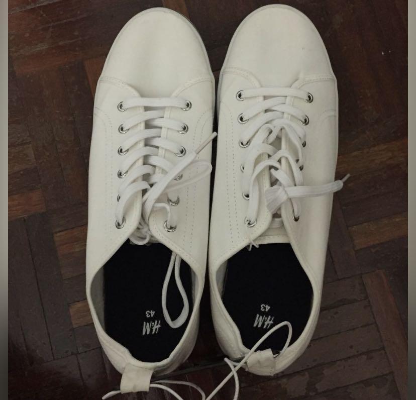 H M canvas shoes Men s Fashion Footwear Sneakers on Carousell