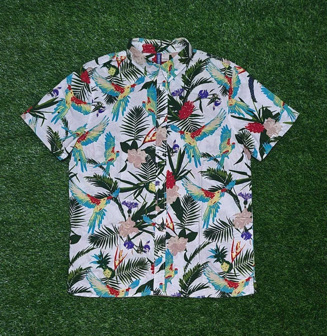 Polo floral button down discount
