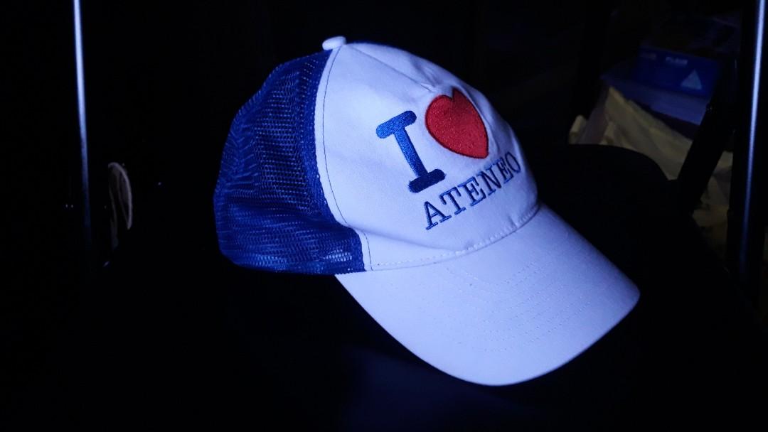 I Heart Ateneo (Category: Caps & Hats) located in San Juan City. Submitted by tinch_721 (Listing ID 1141690772, Image 1). Description: shopee checkout available.