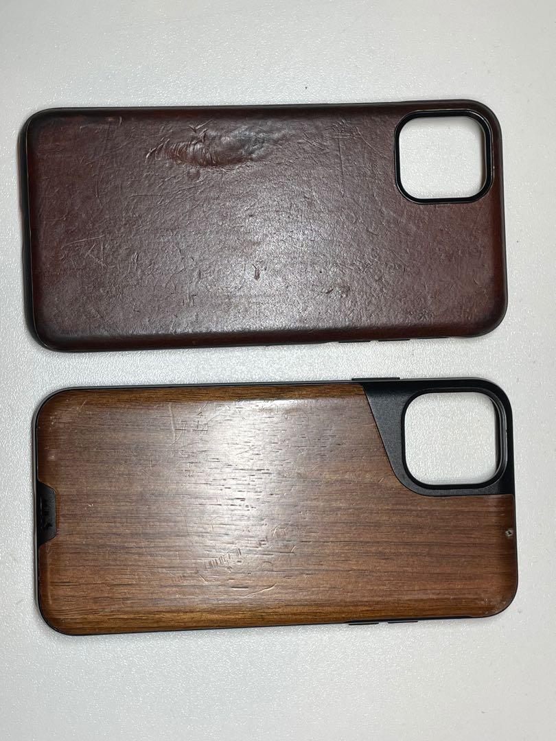 IPhone 11 pro max Nomad Rugged Horween Leather Mous Contour - Main Image