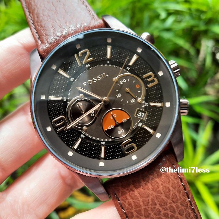 Jam tangan Chronograph Fossil FS 4386 not Aigner or Michael Kors