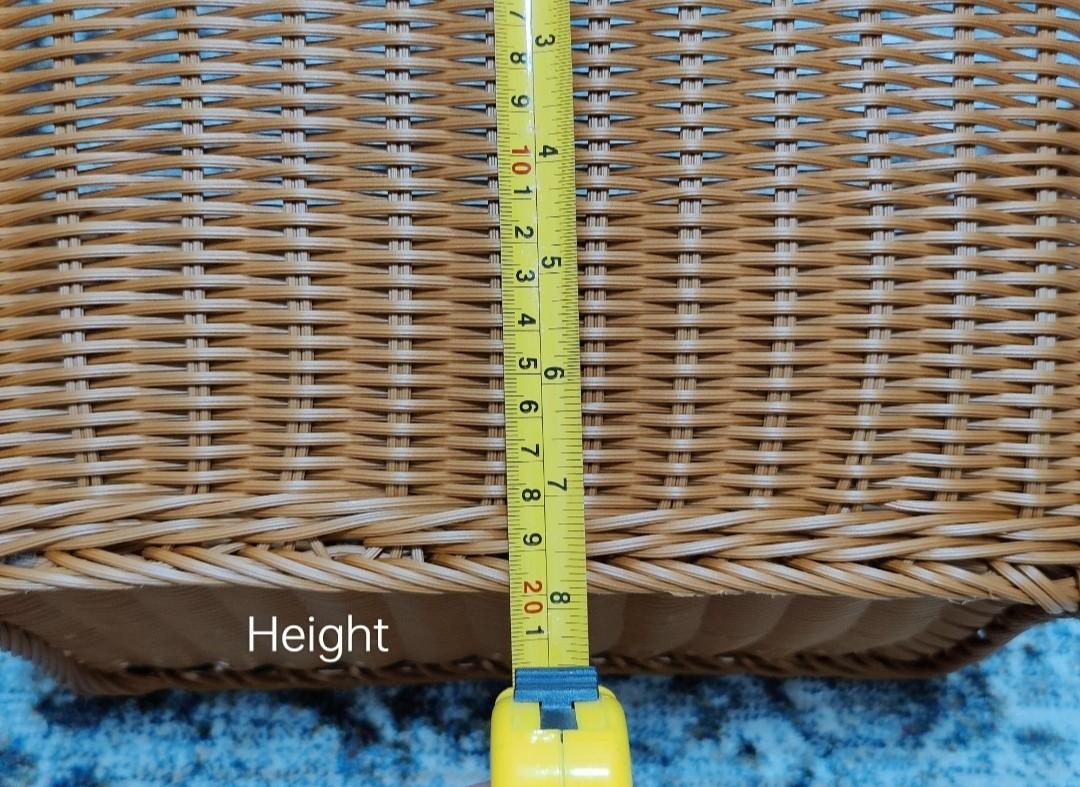 Kaison Rattan Basket Organizer Storage Box, Furniture & Home Living