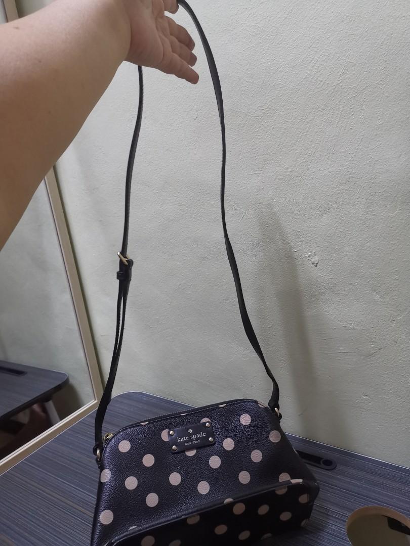 Kate Spade New York Staci Saffiano Leather Mini Camera Crossbody (Black Polka  Dot): Handbags: Amazon.com