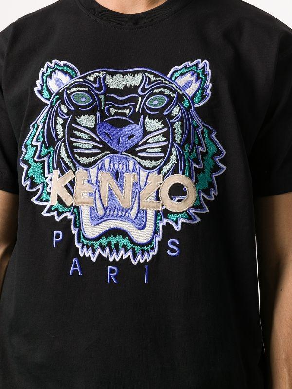 Kenzo embroidered t shirt store