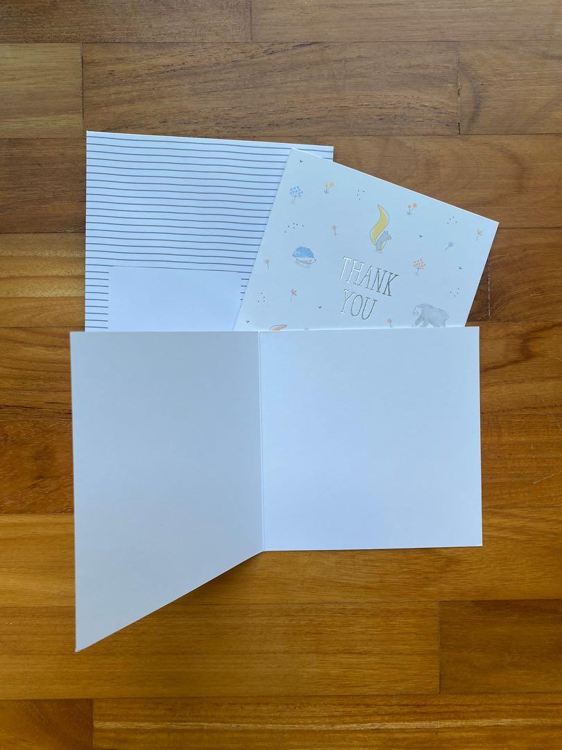 kikki k thank you card with envelope, Hobbies & Toys, Stationery