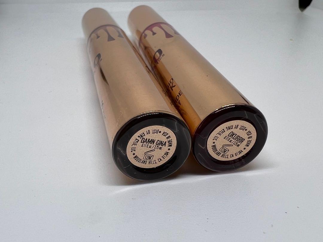 Kylie Cosmetics x Koko (Category: Makeup) located in Marikina City. Submitted by kmrgy (Listing ID 1141652942, Image 2). Description: 650 each 1000 for both Damn Gina (gloss) & Okurrr (liquid matte) .