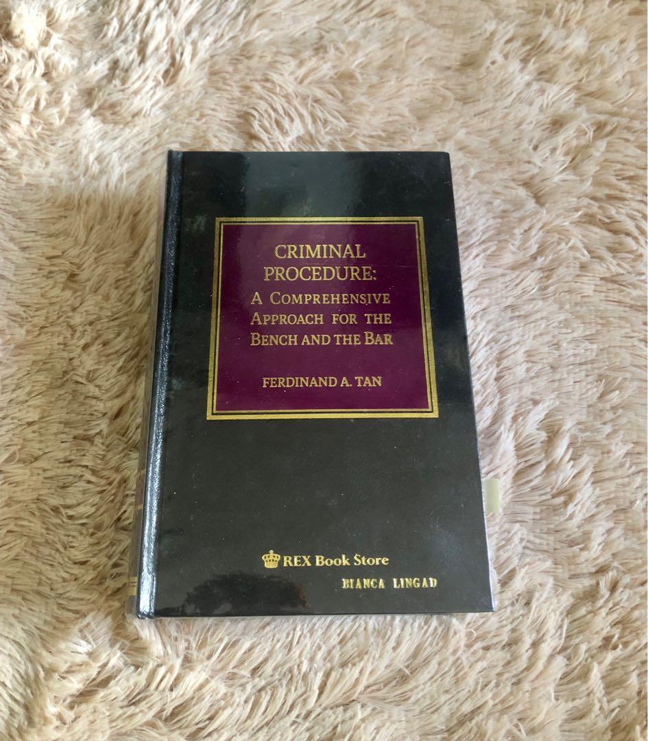Law Books (Category: Textbooks) located in Valenzuela. Submitted by biamlc (Listing ID 1141528364, Image 2). Description: ‼️ LAW BOOKS ‼️ ☑️ Criminal Procedure: A Comprehensive Approach for the Bench and the Bar (2015) by Ferdinand A. Tan - barely used/like new - hard bound - my name is engraved - P1700 ❌ Consumer Protection: An Outline of Philippine Consumer and Retail Trade Laws by Aquino & Cruz - barely used/like new - hard bound - P1200 ❌ Int