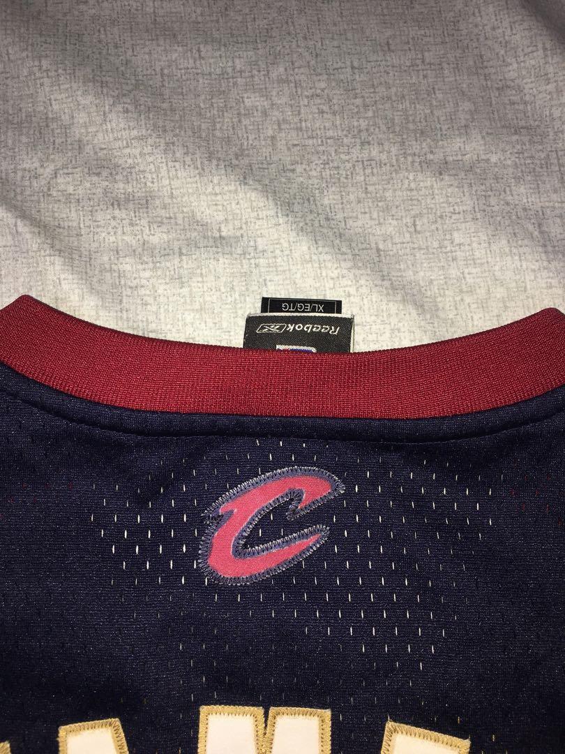 Adidas Mens Lebron James #23 Cleveland Cavaliers Cavs Jersey XL Rookie NBA  Blue