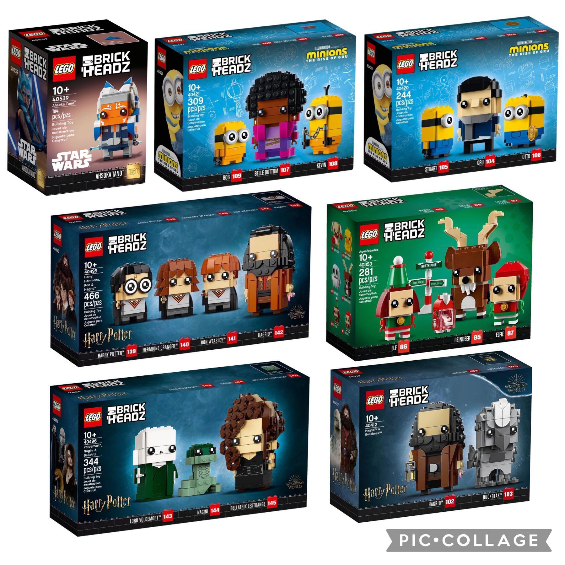 LEGO Brickheadz 40348 40350 40352 40354 40425 40436 40379