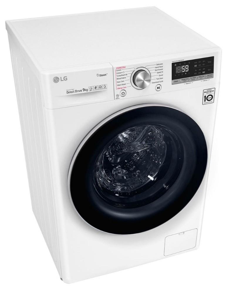 LG 9kg AI Direct Drive FV1409S3W, TV & Home Appliances, Washing