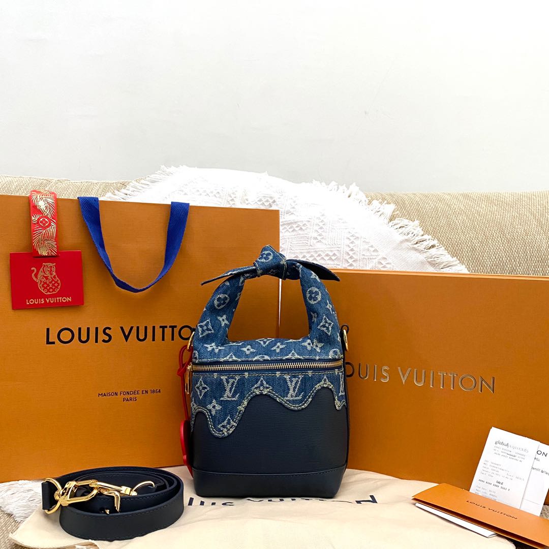 Louis Vuitton x Nigo Japanese Cruiser Monogram Blue in Denim