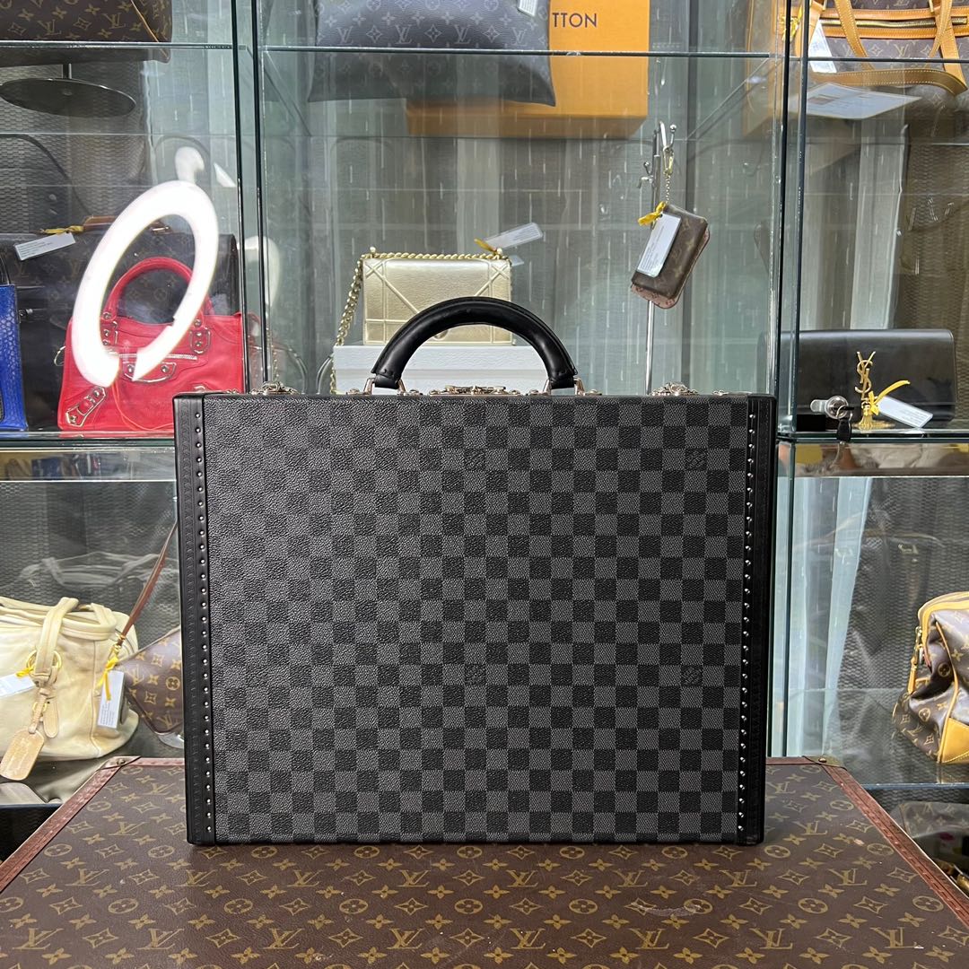 Louis Vuitton Hardcase Trunk Damier President N48190 Business Briefcase