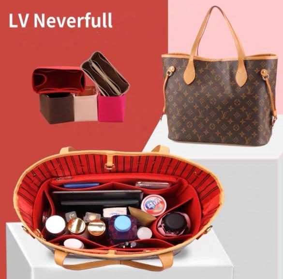 Lv neverfull bag organiser, Luxury, Accessories on Carousell