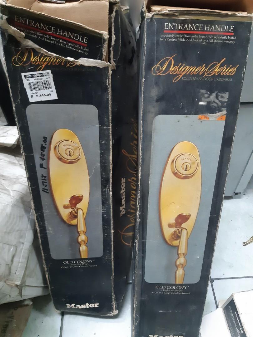 Master pure brass front entrance handle (Category: Locks, Doors & Gates) located in Taguig. Submitted by gongolly2007 (Listing ID 1141549369, Image 1). Description: Master Pure Brass entrance handle brandnew pick up in Taguig City.