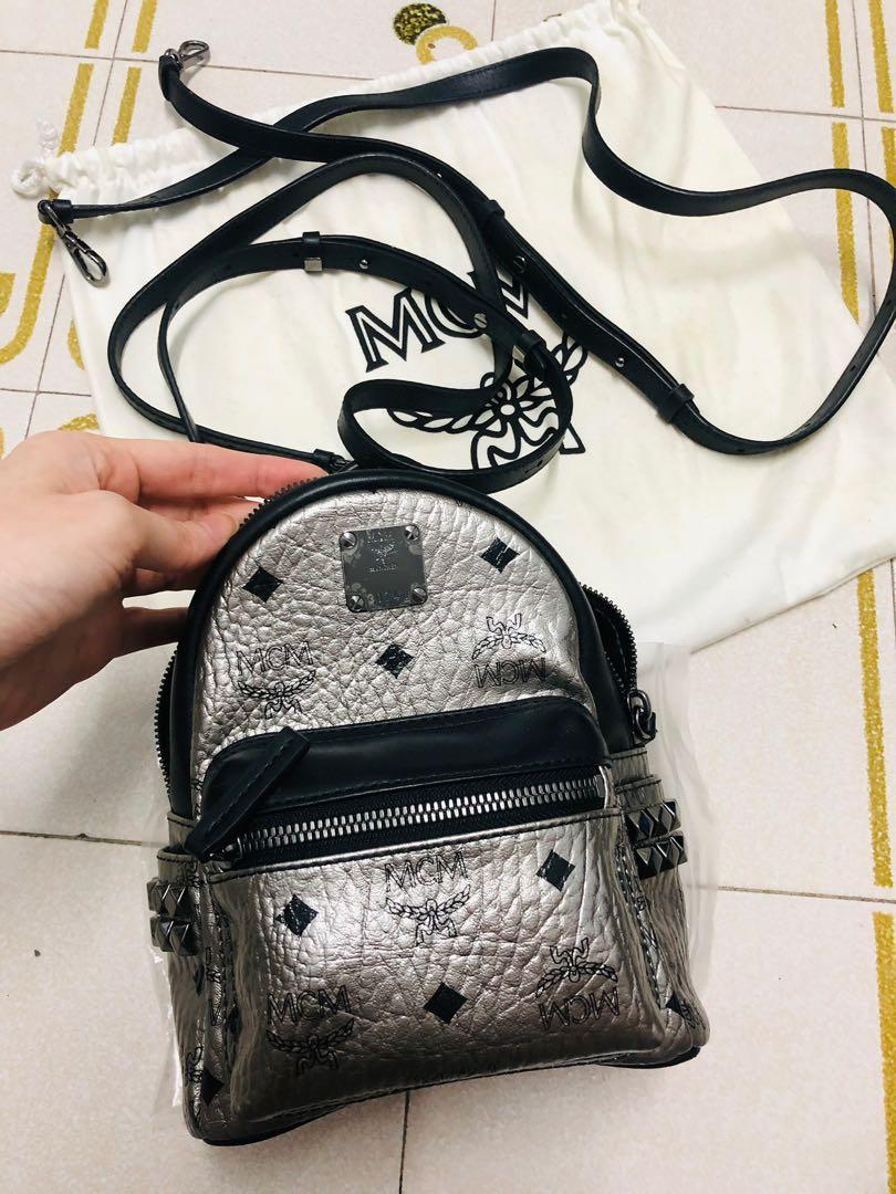 Mcm mini sling backpack sales