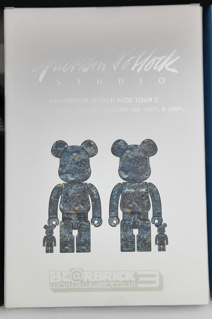 全てのアイテム BE@RBRICK Jackson Ver. CHROME Pollock STUDIO CHROME ...