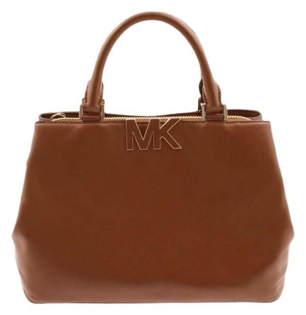 Michael Kors Florence Medium Smooth Leather Satchel Black