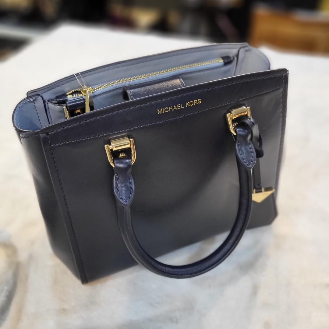 Michael michael kors benning leather messenger deals