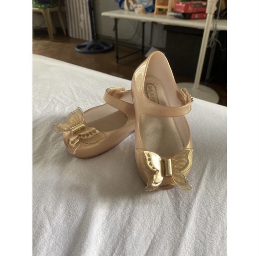 Mini melissa top gold butterfly