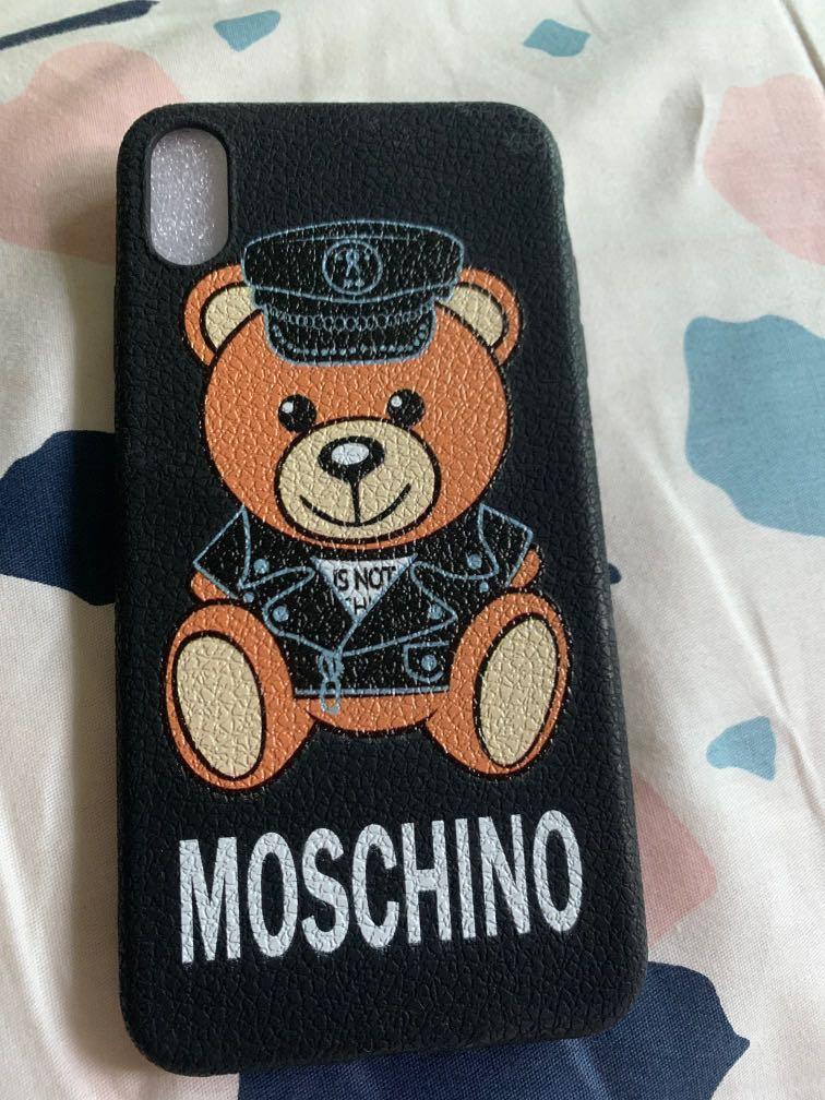 Moschino Iphone Xs Max Case Mobile Phones Gadgets Mobile Gadget Accessories Cases Sleeves On Carousell