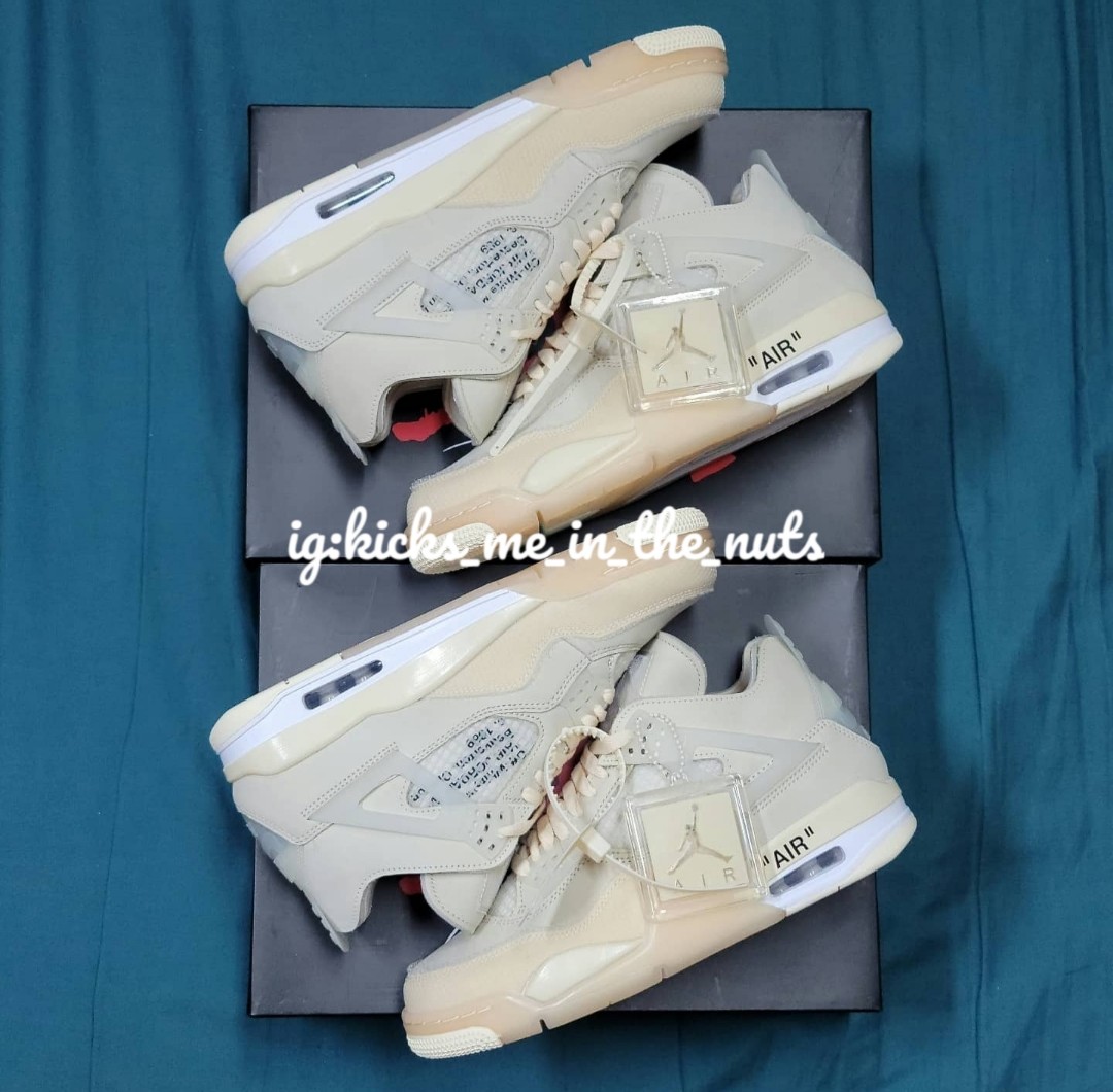 Nike Air Jordan 4 Retro Off White Sail 