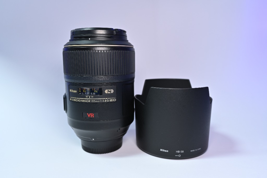 Nikon AF-S VR Micro 105mm F2.8G IF-ED , 攝影器材, 鏡頭及裝備- Carousell