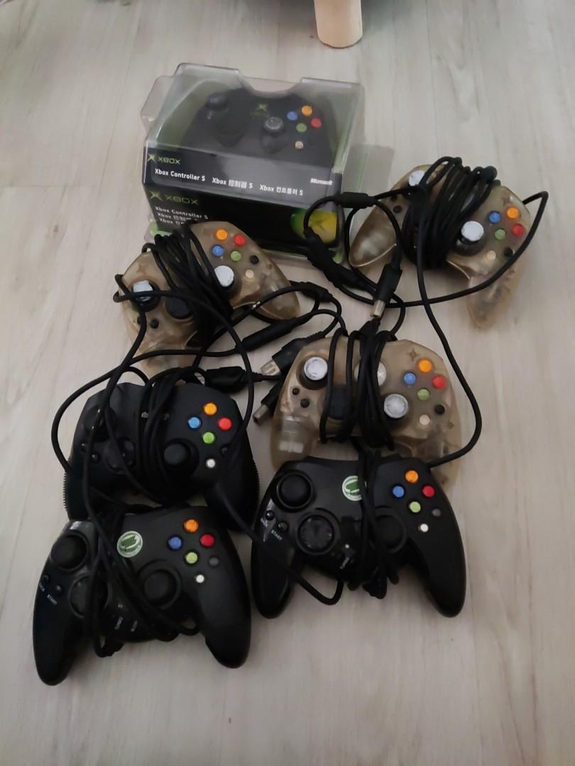 [Not working] Original Xbox (first gen) with lots of controllers, Video Gaming, Video Game