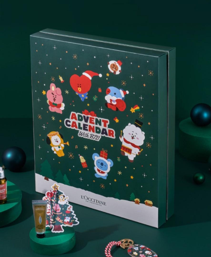 Official BT21 x L'occtane advent calendar, Hobbies & Toys, Memorabilia