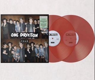 ONE DIRECTION FOUR RED DELUXE VINYL PREORDER