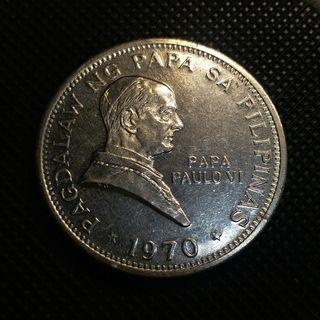 One Peso Pope Marcos Nickel