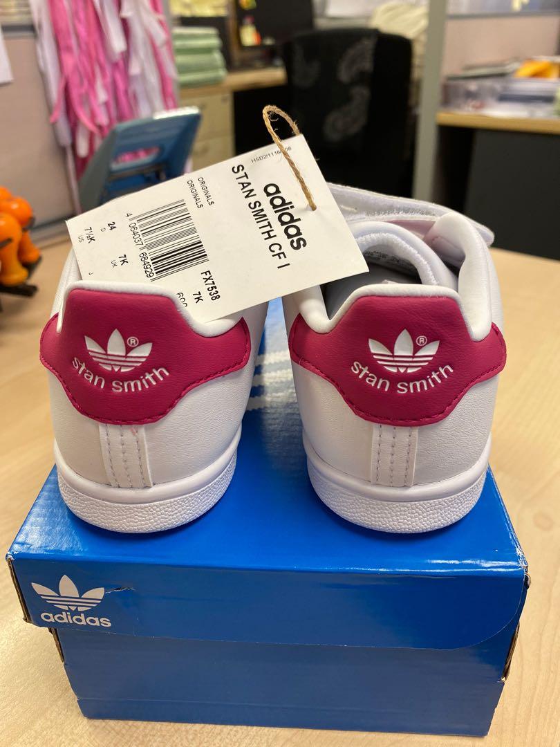 Original Adidas Stan Smith UK 7k Babies Kids Babies Kids Fashion on Carousell