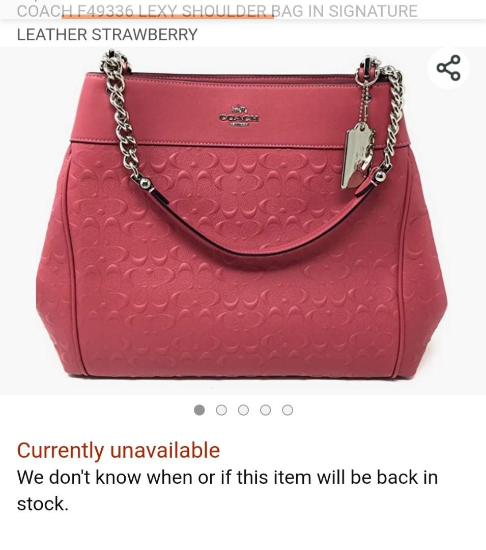 Lexy chain shoulder bag in signature leather cheap