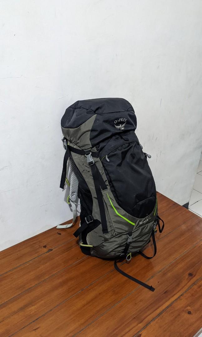 OSPREY STRATOS 50, Fesyen Pria, Tas 